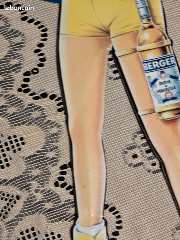Tôles publicitaires PIN-UP VEEDOL • Réf 1578-TOLP | Roule et Vintage