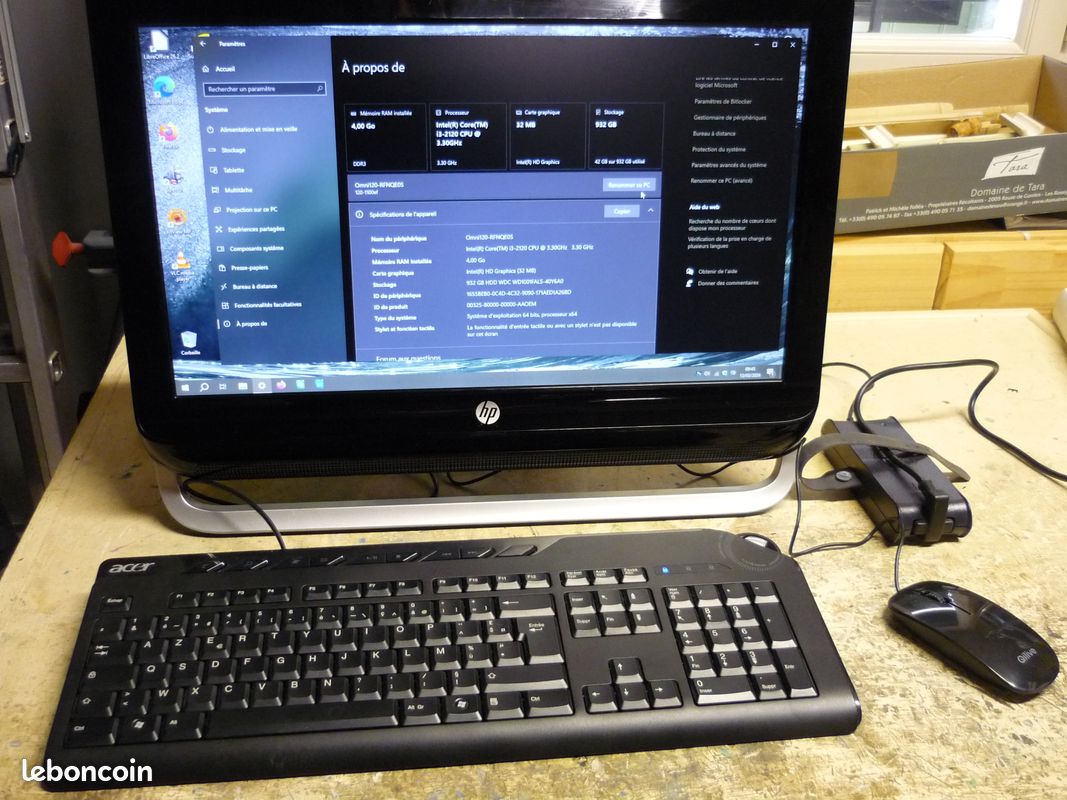 PC de bureau Hp tout-en-un 27-dp0071nf - 1Z4H0EA-ABF