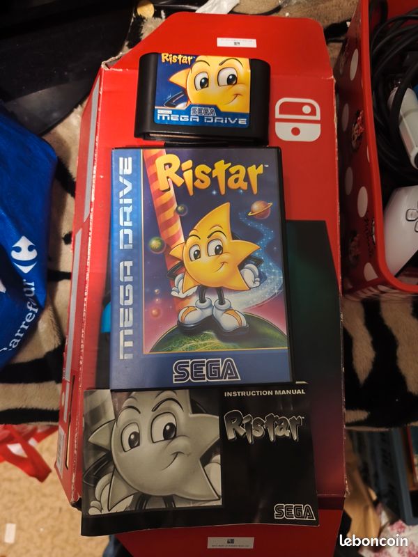 Jeu Sega Megadrive Ristar – Version EUR PAL En Boîte – Rare Et Complet
