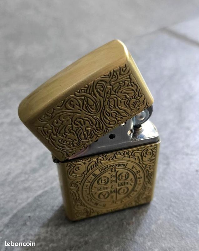 Briquet Funéraire Vintage Wheel Briquet à Pétrole En Acier Inoxydable