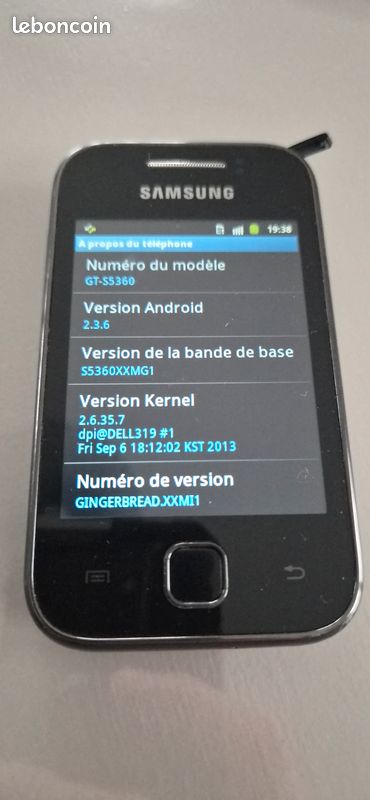 Téléphone Vintage - Samsung Galaxy Y (GT-S5360) - Pour collectionneur / nostalgique (image 2)