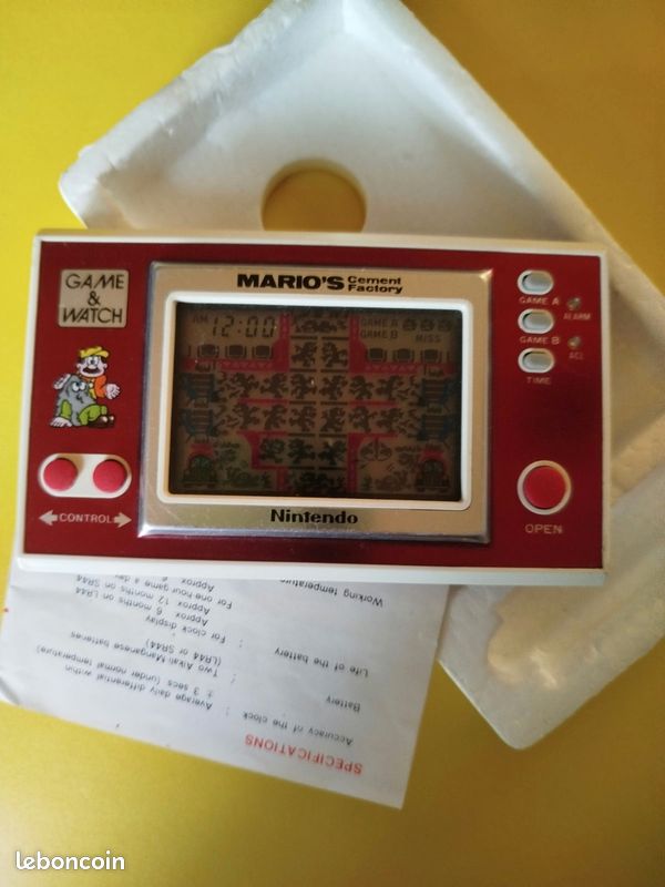 Mario's cement factory - Game and watch (image 1)