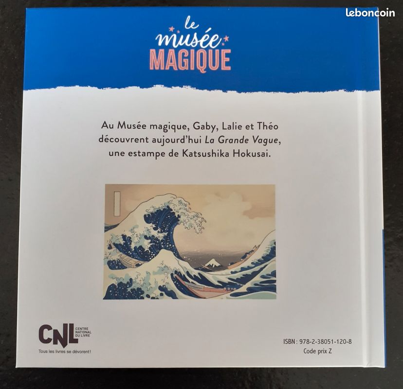 Album La Grande Vague, Hachette Jeunesse, collection Le musée magique, neuf (image 2)