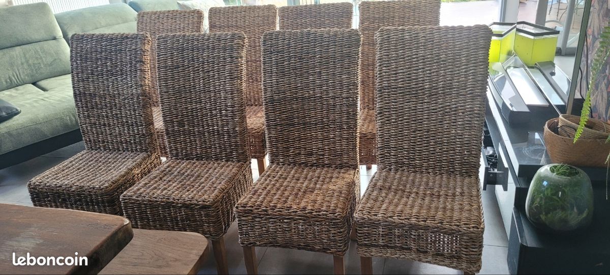 Vends 4 chaises " cordes" , (image 5)