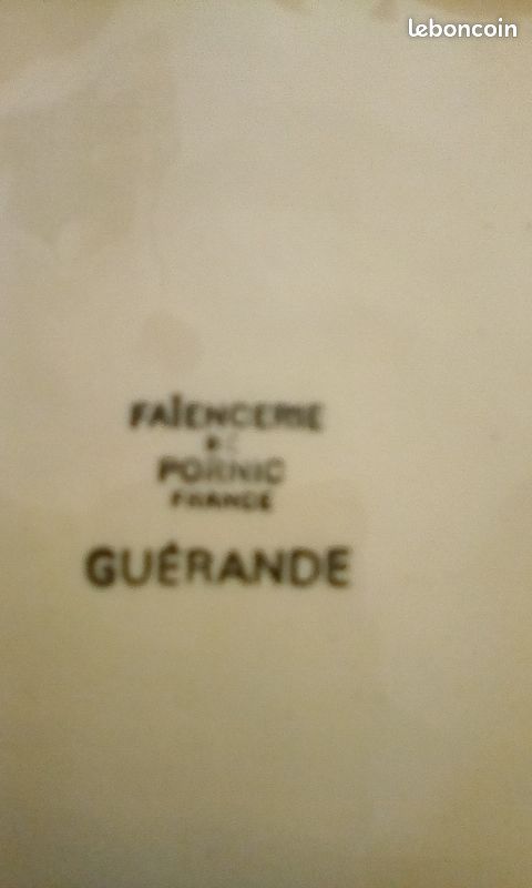 Plat en faience de Pornic (image 3)