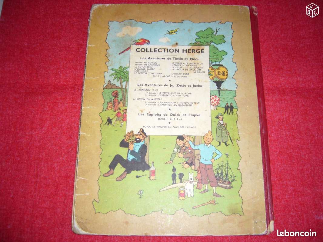Tintin Objectif lune, 2ème trimestre 1954 (image 2)