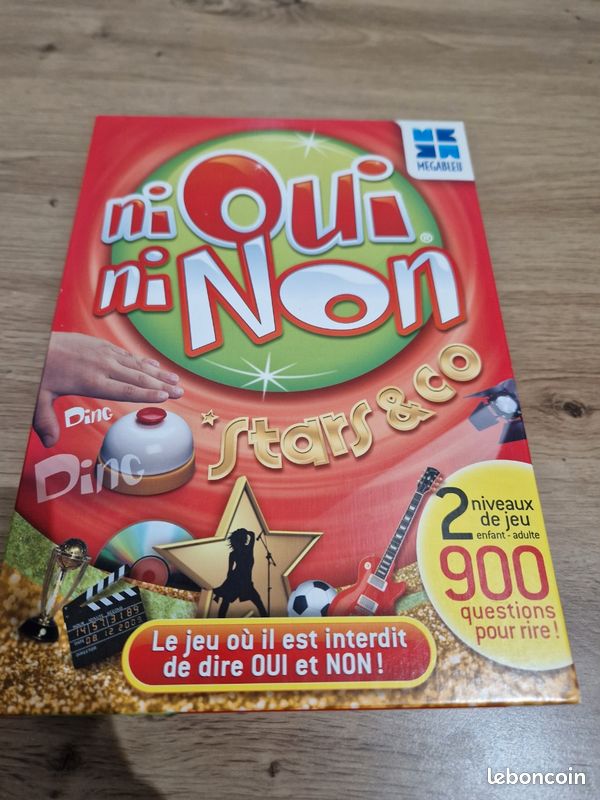 Jeu société ni oui ni non megableu stars & co (image 1)