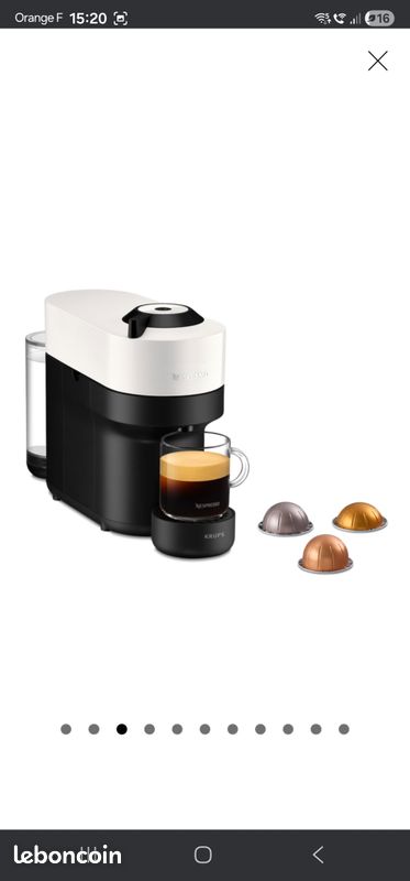 Cafetière nespresso vertuo (image 1)