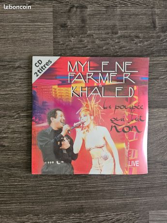 CD Single : Mylene Farmer Khaled La poupée qui fait non Live 