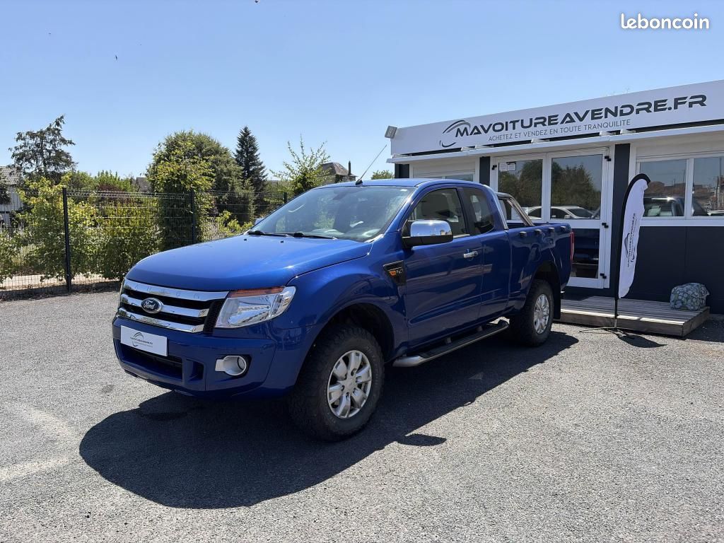 FORD RANGER 2.2 TDCi 150 cv SUPER CABINE XLT Sport / Attelage + moteur 35000 km (facture ford) (image 3)