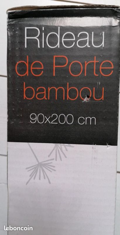 LUANCE - RIDEAU DE PORTE - BAMBOU - VERT - Neuf 🎍 (image 5)