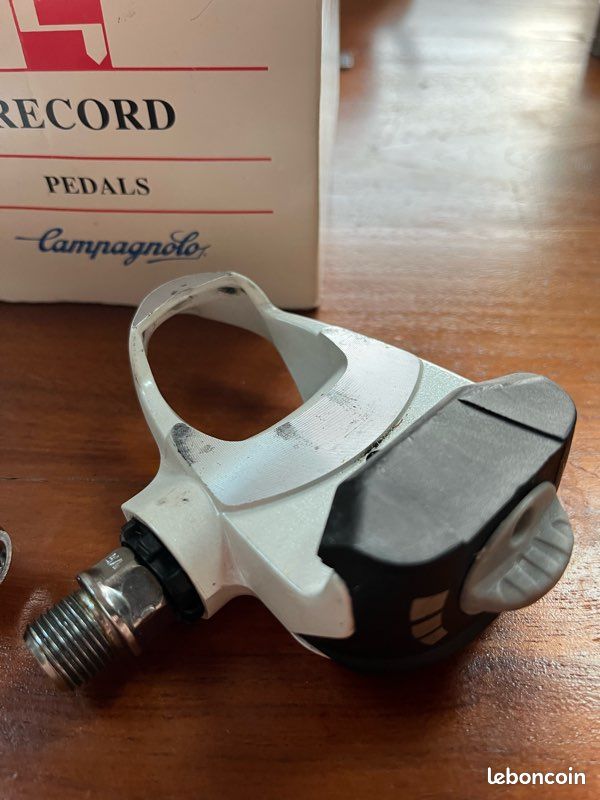 Pédales Vélo De Course Vintage Campagnolo Record - Italie - Aluminium - Occasion