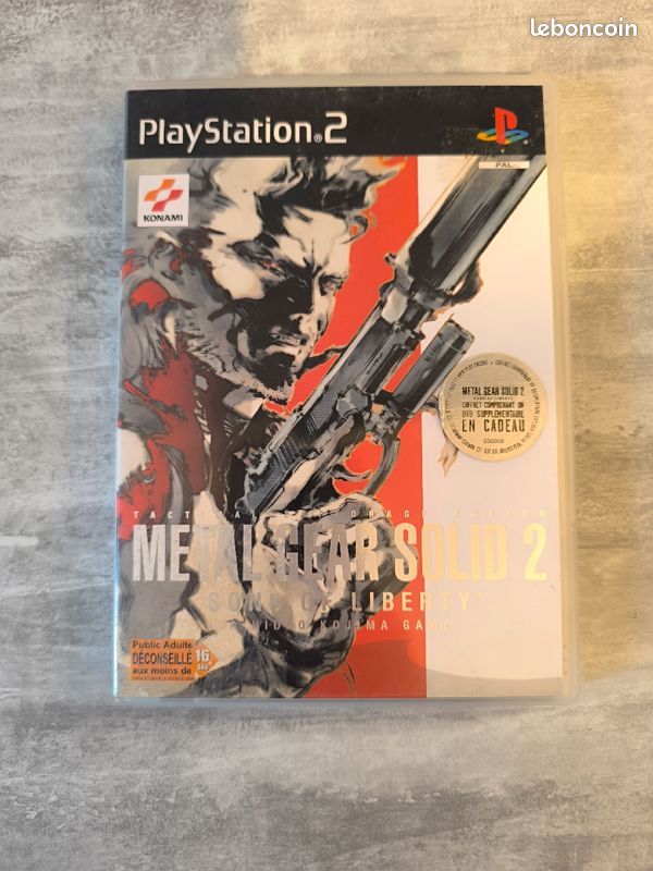 Jeu PlayStation 2 - Metal Gear Solid 2 Sons of Liberty - Jeux Vidéo PS2 Complet (image 2)