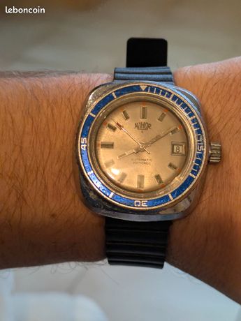 Montre De Plongée Vintage Cincaset, Années 60, Mécanique Manuelle - Homme - Occasion