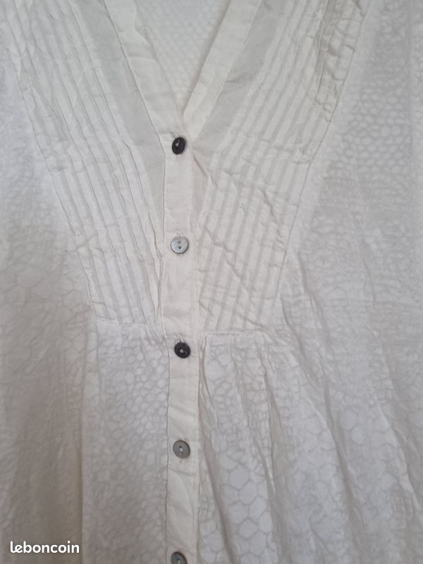 Haut DDP USA INC crème Tille S (image 2)