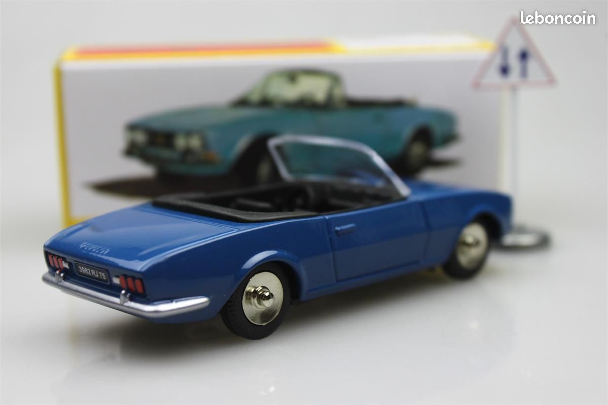 Modellino Auto Dinky Toys 1:43 Peugeot 504 Cabriolet, Metallo Pressofuso, Replica, Nuovo 2022