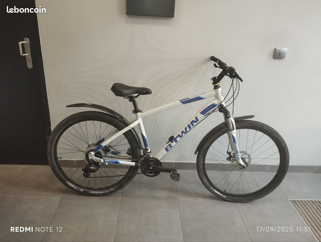 Bicycle Btwin 520 Blanc Vélo B Twin Rockrider 520 Vélos