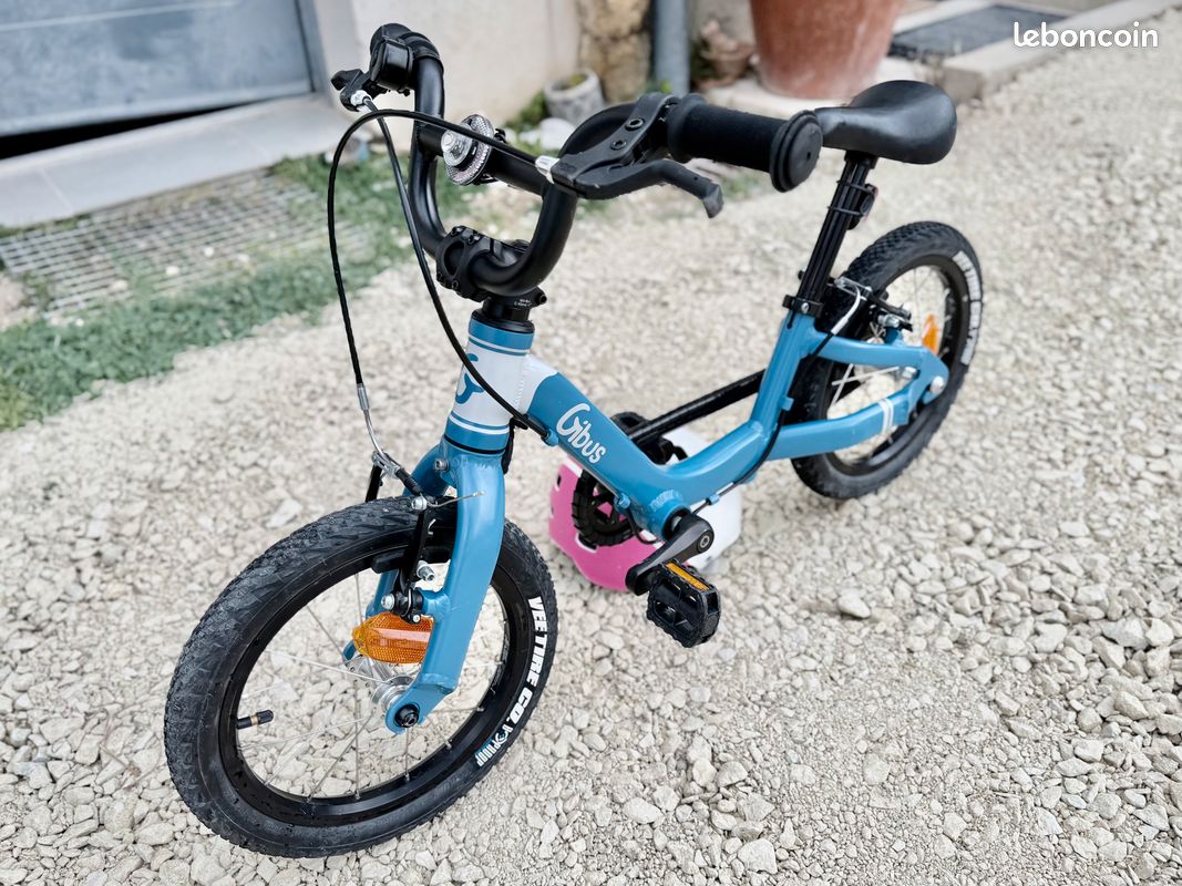 Vélo enfant 14” Gibus Cycle – Ultra léger (5 kg) – Apprentissage