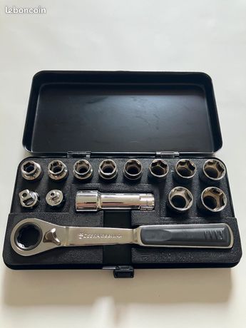 Coffret De 119 Douilles à Cliquet Réversible Tacklife - Jeu De Douilles Métrique