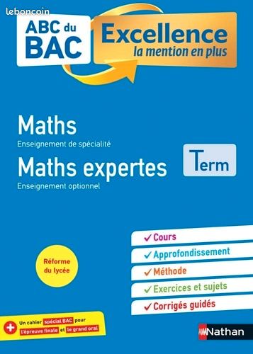 Abc du bac Maths et Maths expertes Terminale (image 1)