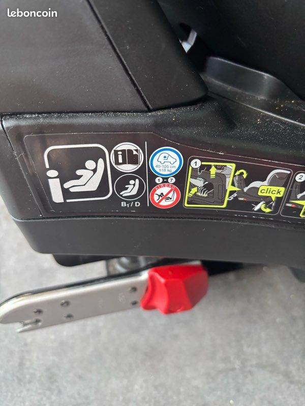 Siège auto Britax Romer isofix 360 rouge (image 5)