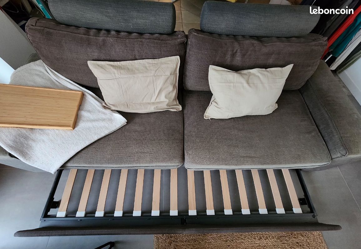 Canapé convertible Kivik Ikea gris (image 3)