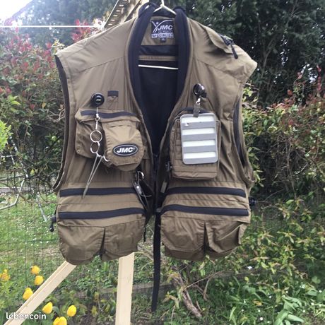 Gilet De Pêche Vintage Orvis - Poche Utilitaire, Taille XXL Vert Id Al P 659058