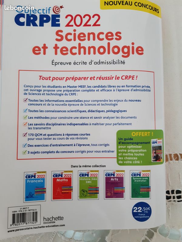 Objectif CRPE SCIENCES et TECHNOLOGIE (image 3)