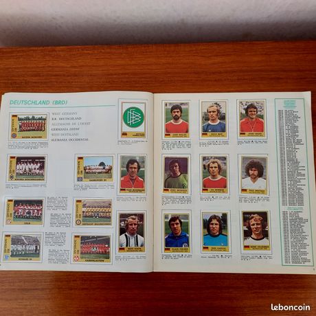 Album Panini Euro Football 1976/77 – Édition Vintage Originale, En Anglais, Incomplet Mais En Bon état Général
