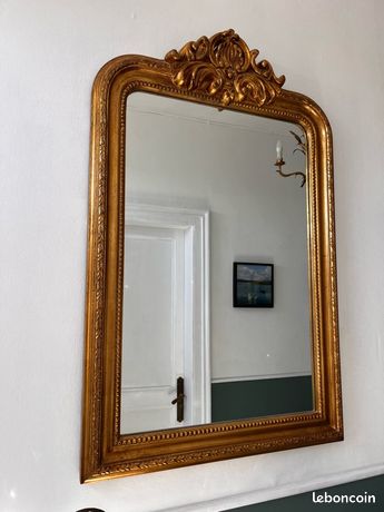 miroir ancien, cadre doré à la feuille d'or | Kaufen auf miroir ancien, cadre doré à la feuille d'or | Kaufen auf