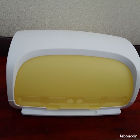 Boîte De Conservation Tupperware – Pour Pain De Mie Ou Cake – Blanc/Noir