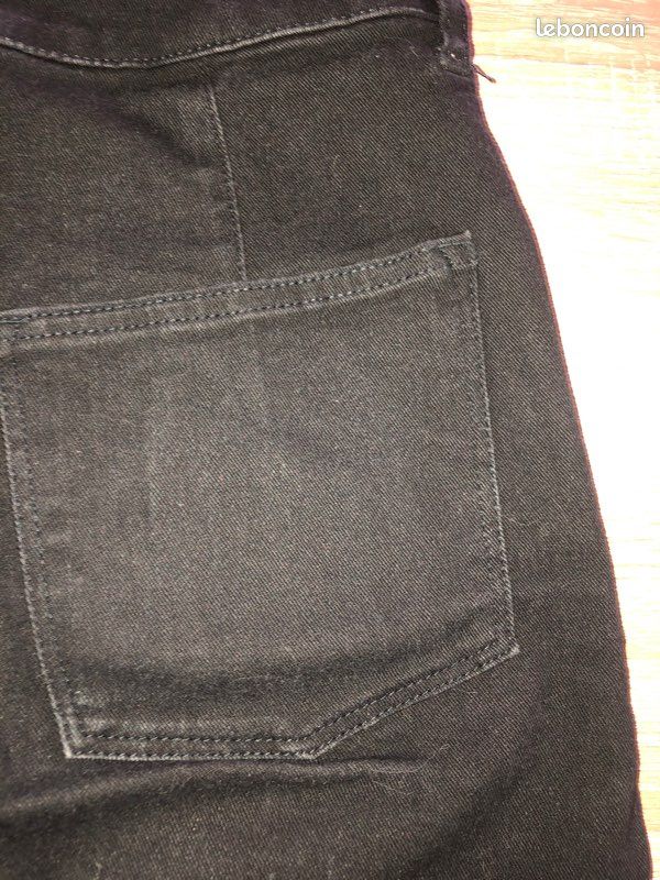 Jupe noir en jean (image 4)