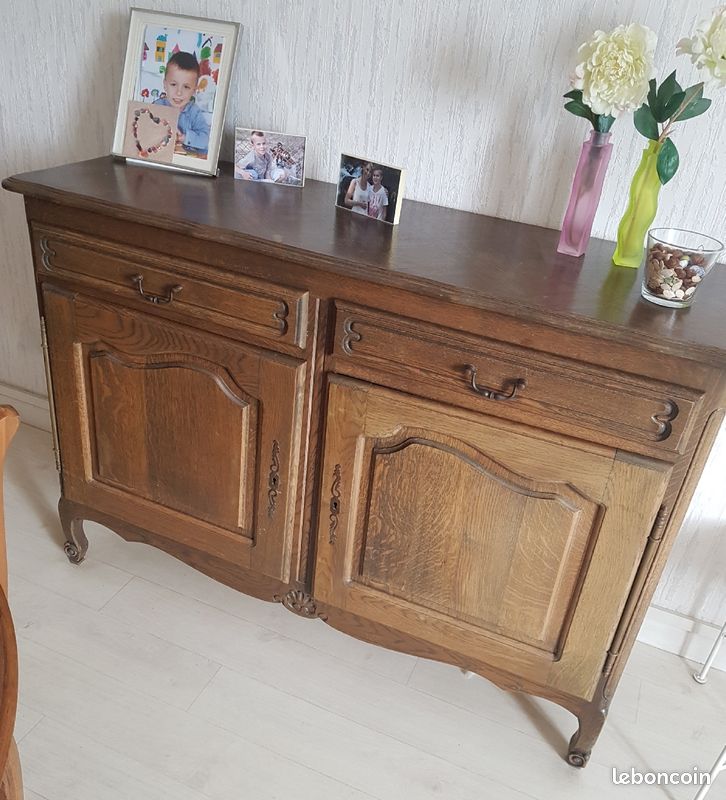 Buffet 2 portes en bois (image 1)