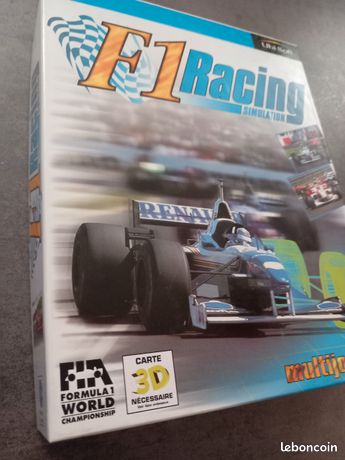 Jeu F1 Formule 1 Racing PC - Boîte Big Box FR, Bon état, Configuration à Vérifier