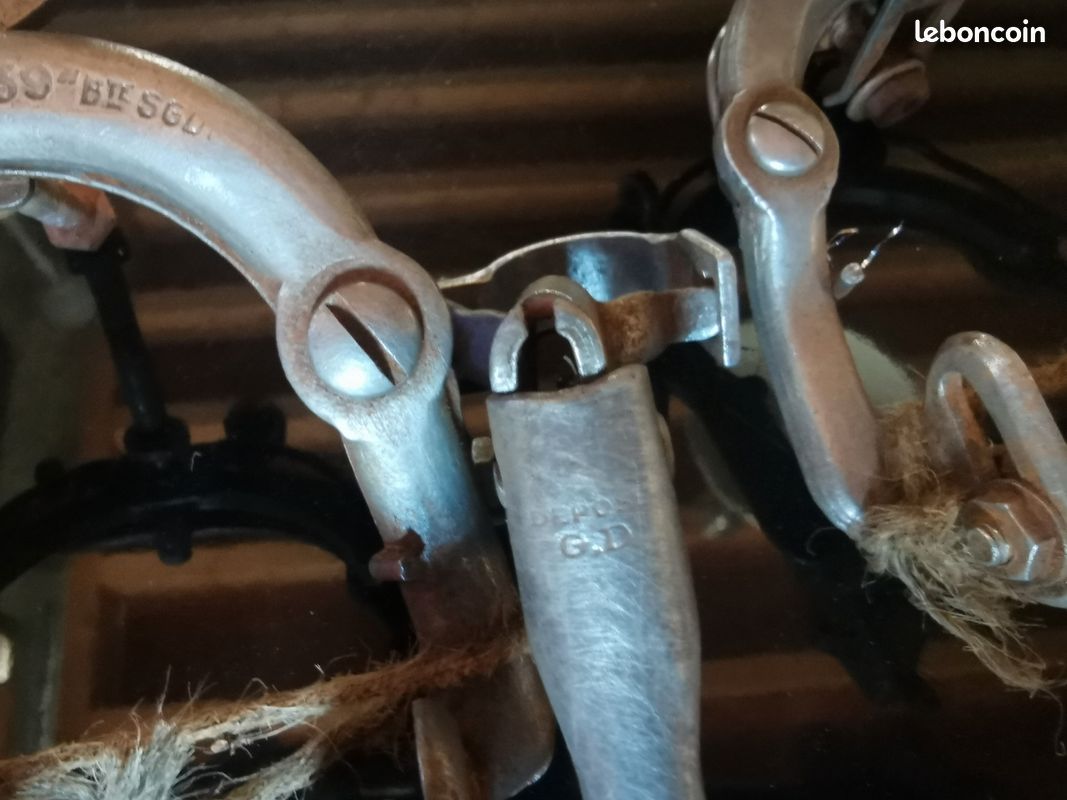 Rare Ensemble Freins + Poignées Daunay 1939 Pour Vélo Ancien