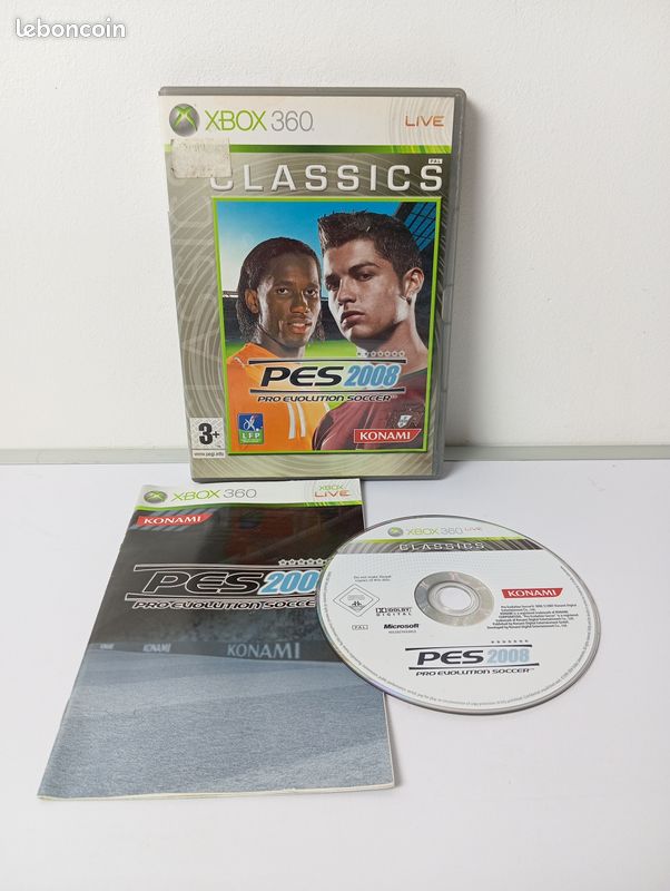 Lot De 5 Jeux Xbox 360 : FIFA 11, 12, 15 + PES 6 Et 2008 - Occasion, état Correct, Boîtiers à Vérifier