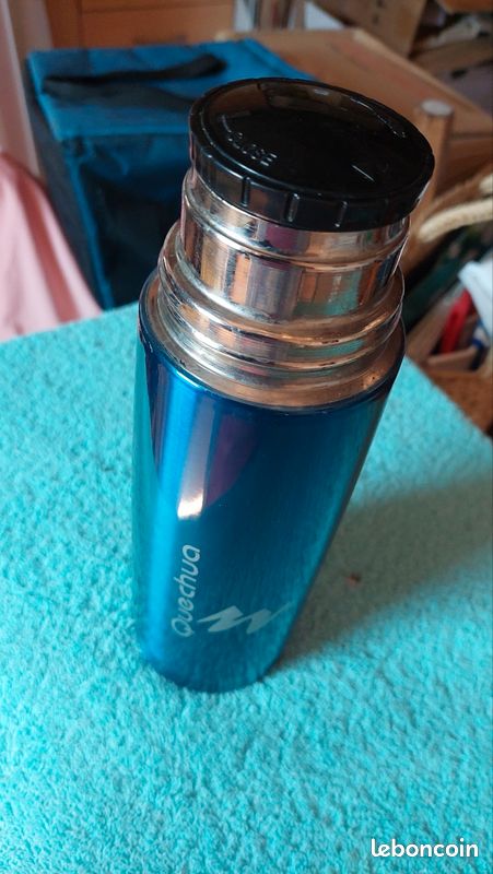 Bouteille isotherme inox 1L (image 2)