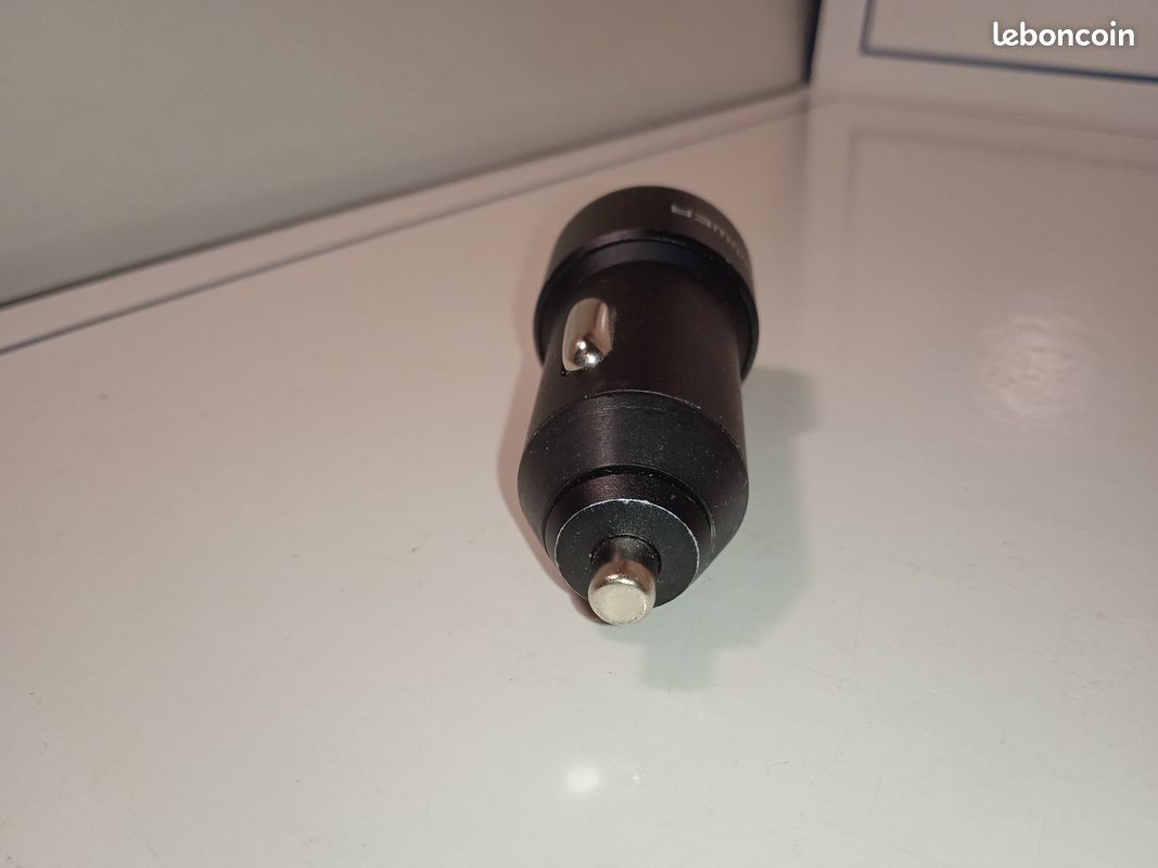 Mini chargeur double de voiture allume cigare 2 ports USB RAVPower Extra 24W / 5V 4,8A iSmart en alliage d'aluminium (image 1)