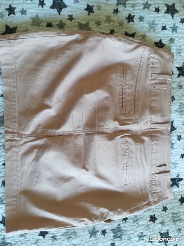 Jupe rose/beige Cache-cache (image 5)