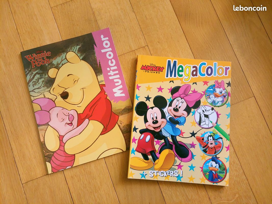 Lot de 2 coloriages Disney (Action) (image 1)