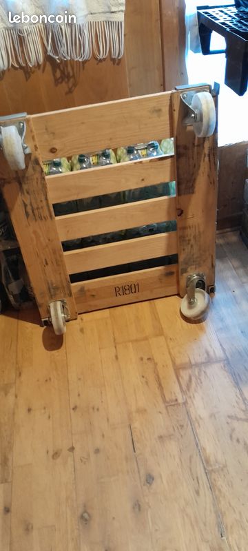 4 Palettes roulantes faites maison très solides et pratiques pour déménagement ou tout autre chose, supportent 250/300 kilos que j'ai testé (image 1)