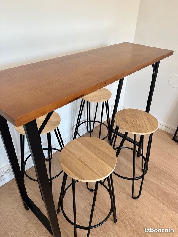 Table console et tabourets (image 3)