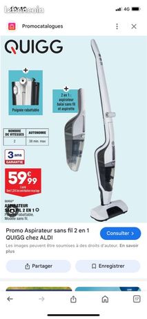 Wood Furniture Aspirateur Balai Quigg Aldi Catalogues Promotions