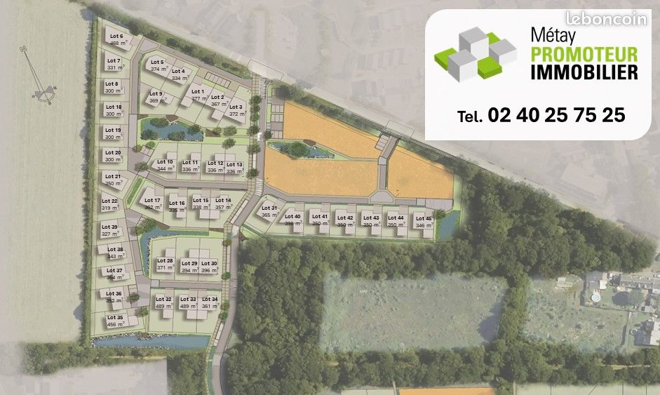 Terrain 468 m² · à Treillières · 468 m² · 135 000 €