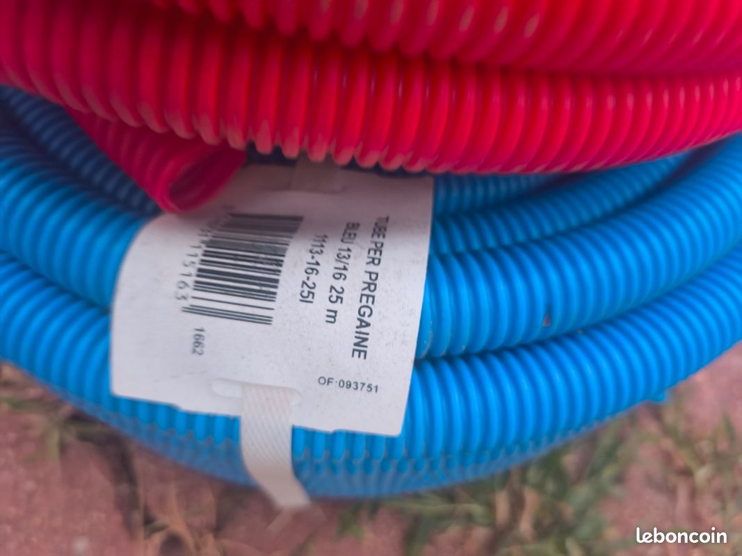 4 Couronnes tubes multicouches, 1 bleu + 1 rouge en 12mm et une en 16mm (image 4)