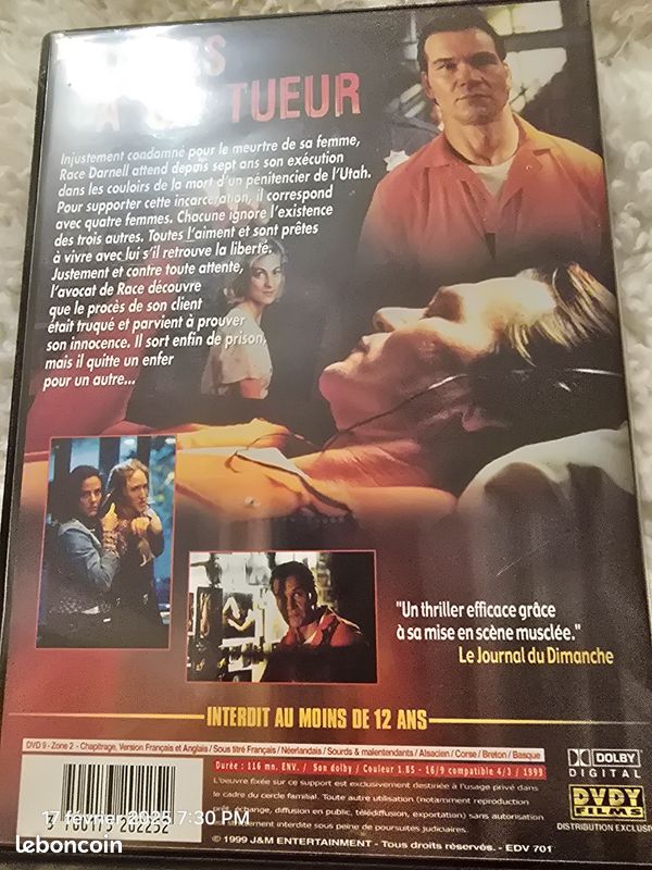 Dvd Patrick Swayze lettres à un tueur (image 2)
