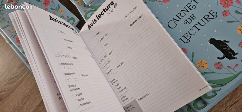 Carnet de lecture x 24 (image 2)