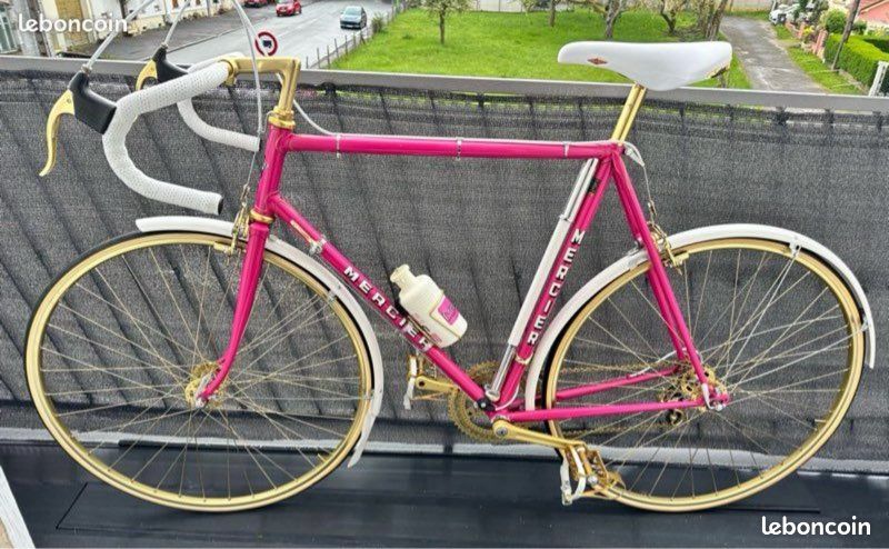 Vélo De Course Collection Reynolds 531, Cadre Acier, Artisanal Saint-Etienne, Noir, 54cm