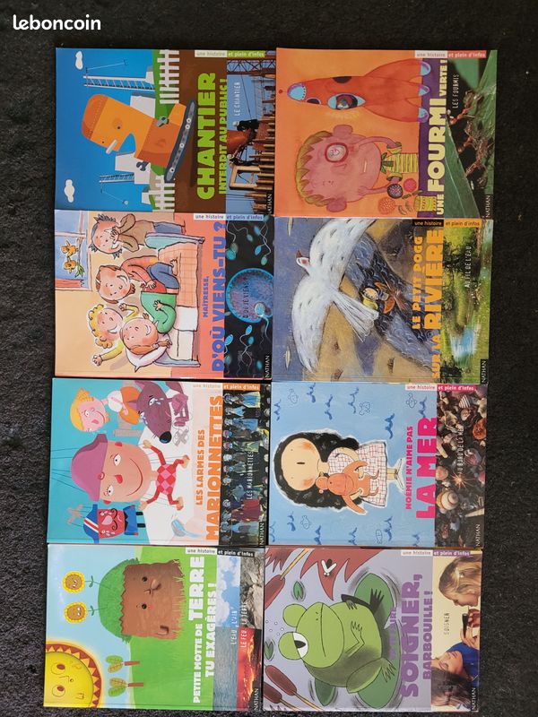 AV Lot 8 livres Une histoire et plein d'infos - Nathan (image 1)