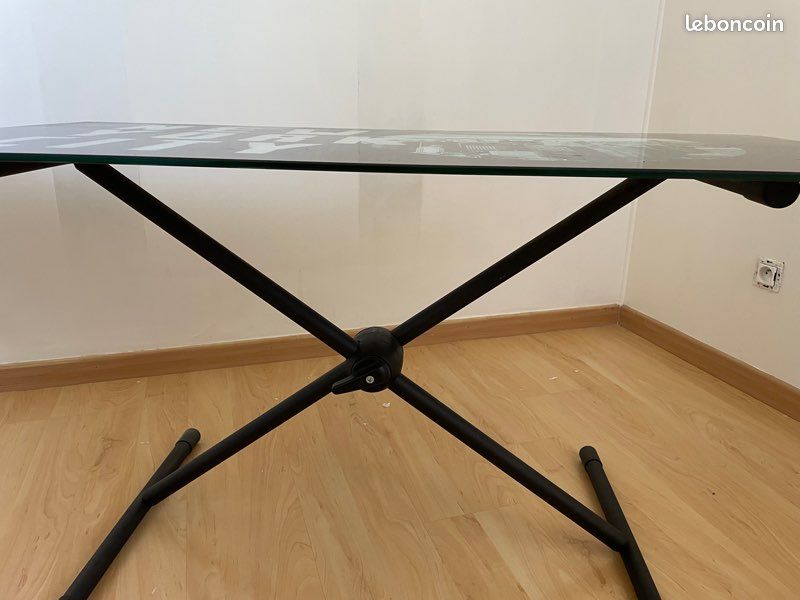Bureau plateau en verre (image 2)